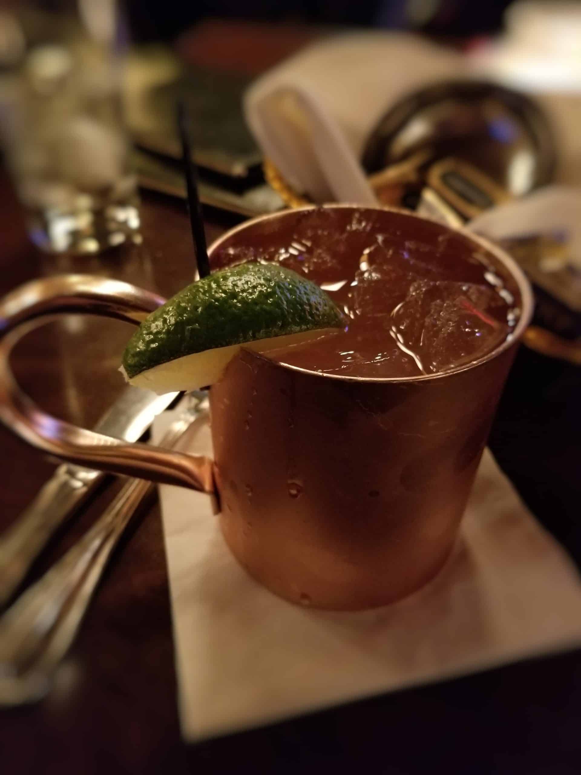 Big Pepper Mule cocktail