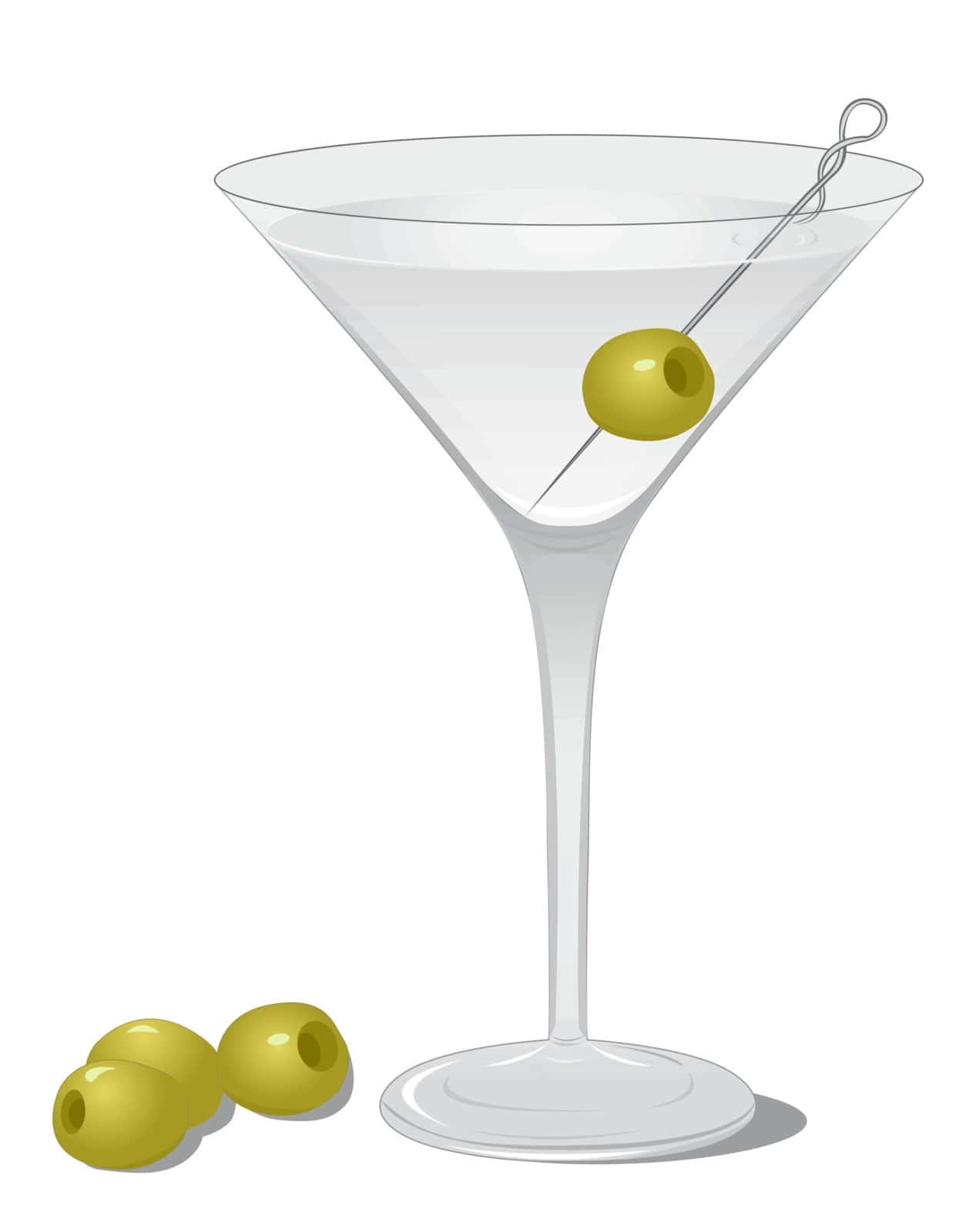 Dry Martini cocktail