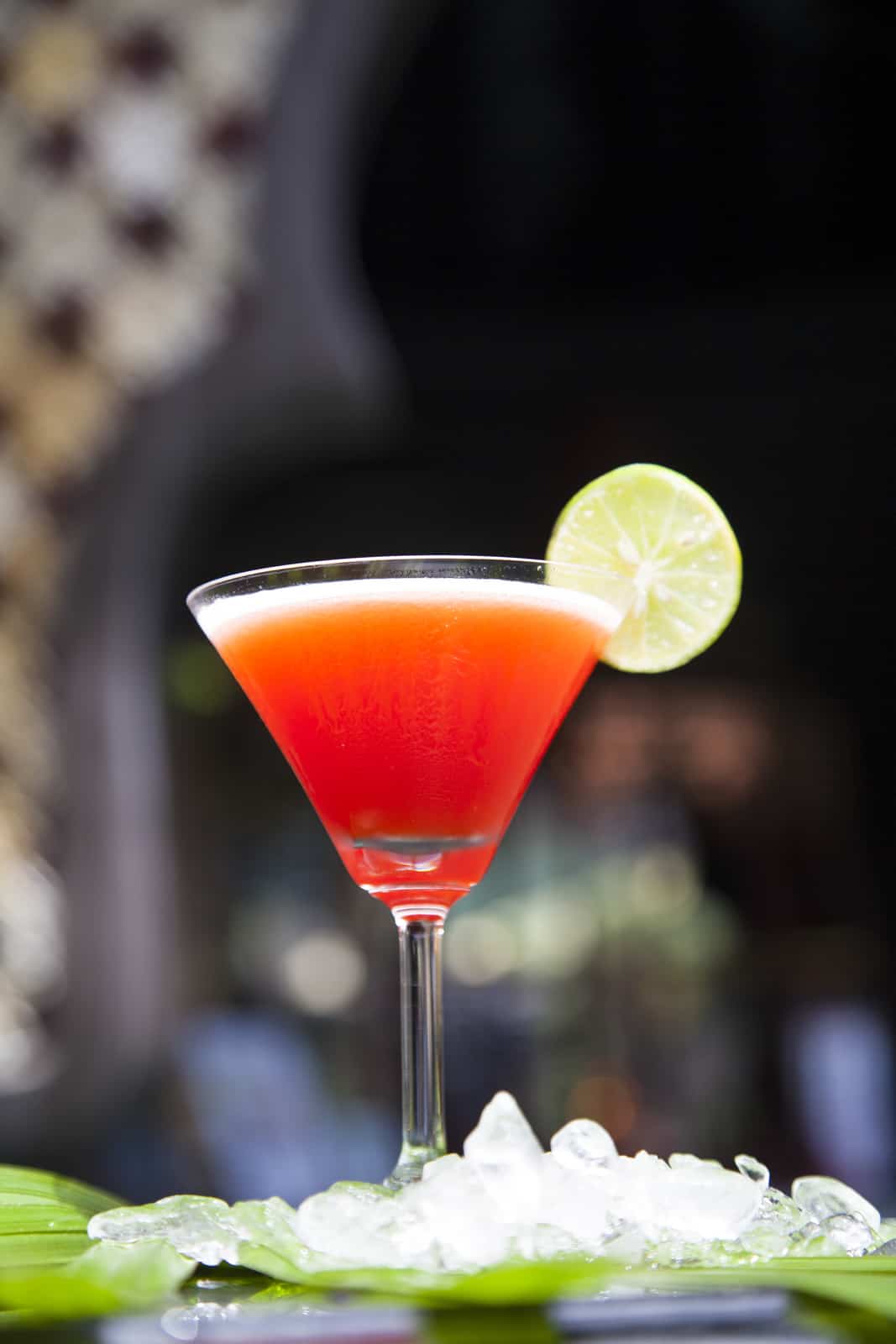 Orange Pomegranate Vodka Martini cocktail
