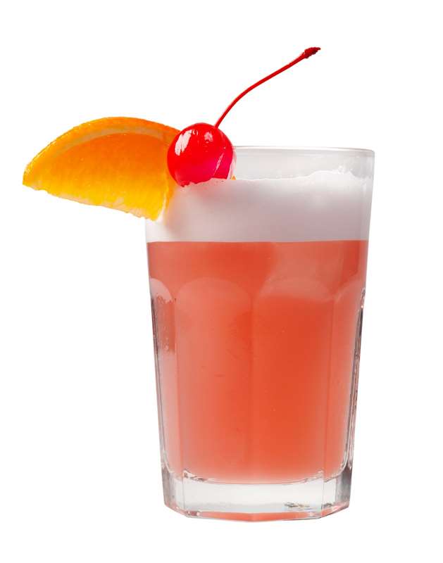 Pink Lady Done cocktail