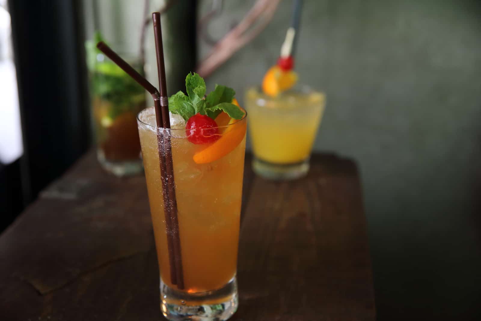 Rum Collins cocktail