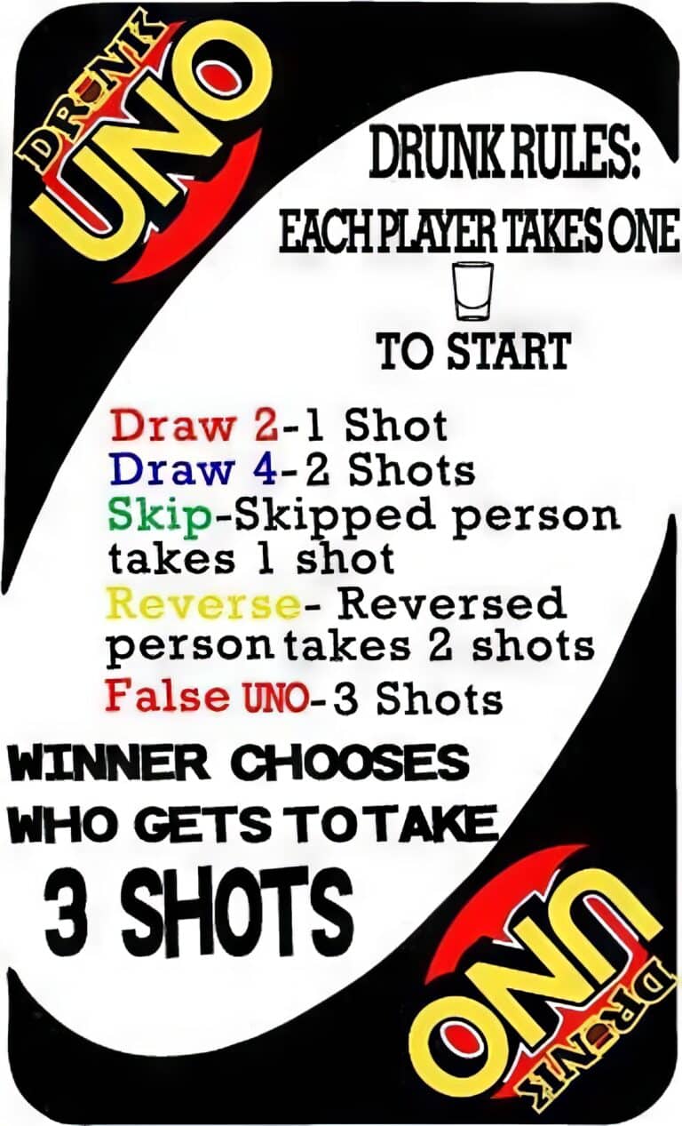 How To Play Drunk UNO: A Guide To The Drinking Card Game Rules And ...