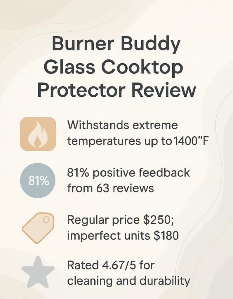 Burner Buddy Glass Cooktop Protector Review 2 Burner Buddy Glass Cooktop Protector Review 2